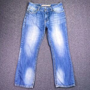 Rock & Roll Cowboy Jeans Men 36x31 Light Wash Double Barrel Relaxed Straight Y2K